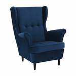 Casa si Gradina - Mobilier - Scaune si fotolii - Fotolii - Fotoliu, albastru/nuc, RUFINO 3 NEW - Infinity.ro