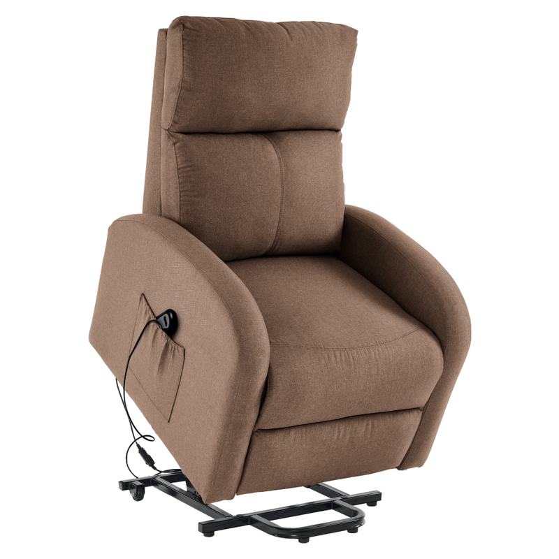 Casa si Gradina - Mobilier - Scaune si fotolii - Fotolii - Fotoliu de relaxare pozitionabil, maro deschis, NERIS - Infinity.ro