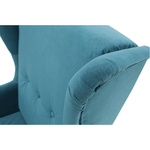 Casa si Gradina - Mobilier - Scaune si fotolii - Fotolii - Fotoliu, material textil petrol/fag, RUFINO 3 NEW - Infinity.ro