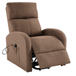 Casa si Gradina - Mobilier - Scaune si fotolii - Fotolii - Fotoliu de relaxare pozitionabil, maro deschis, NERIS - Infinity.ro