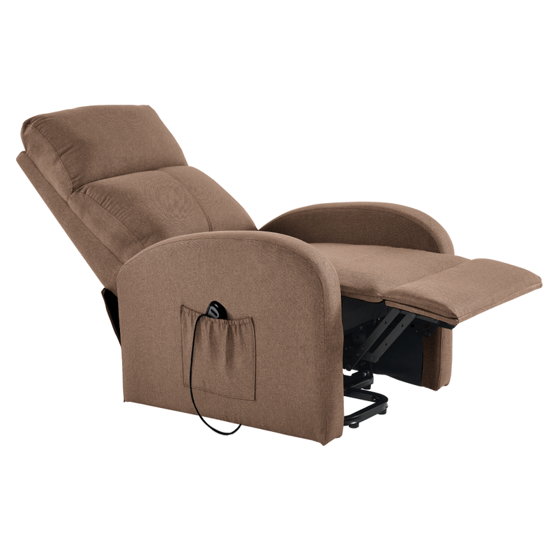 Casa si Gradina - Mobilier - Scaune si fotolii - Fotolii - Fotoliu de relaxare pozitionabil, maro deschis, NERIS - Infinity.ro