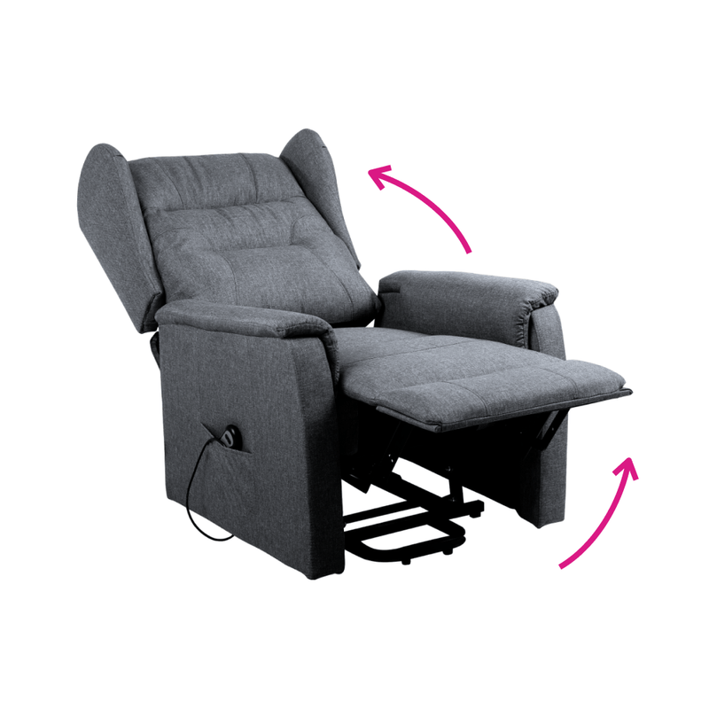 Casa si Gradina - Mobilier - Scaune si fotolii - Fotolii - Fotoliu de relaxare pozitionabil, gri deschis, DOURO - Infinity.ro