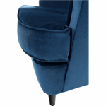 Casa si Gradina - Mobilier - Scaune si fotolii - Fotolii - Fotoliu, albastru/nuc, RUFINO 3 NEW - Infinity.ro