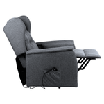 Casa si Gradina - Mobilier - Scaune si fotolii - Fotolii - Fotoliu de relaxare pozitionabil, gri deschis, DOURO - Infinity.ro