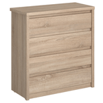 Casa si Gradina - Mobilier - Comode si corpuri - Comode - Comoda 4S, stejar sonoma, NORTY TYP 21 - Infinity.ro
