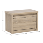 Casa si Gradina - Mobilier - Dulapuri si sifoniere - Dulapuri pantofi - Pantofar 1K, stejar sonoma, NORTY TYP 23 - Infinity.ro