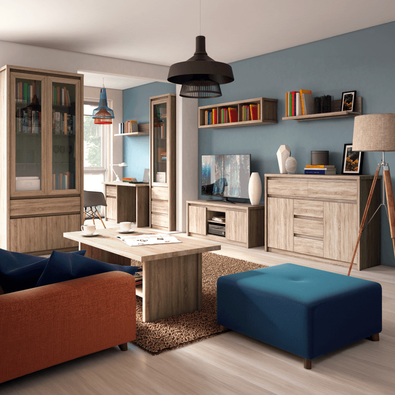 Casa si Gradina - Mobilier - Comode si corpuri - Comode - Comoda 4S, stejar sonoma, NORTY TYP 21 - Infinity.ro