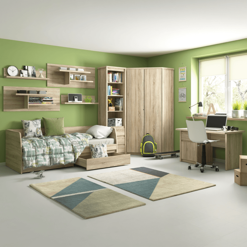 Casa si Gradina - Mobilier - Dulapuri si sifoniere - Dulapuri - Dulap de colt 2D, stejar sonoma, NORTY TYP 27 - Infinity.ro