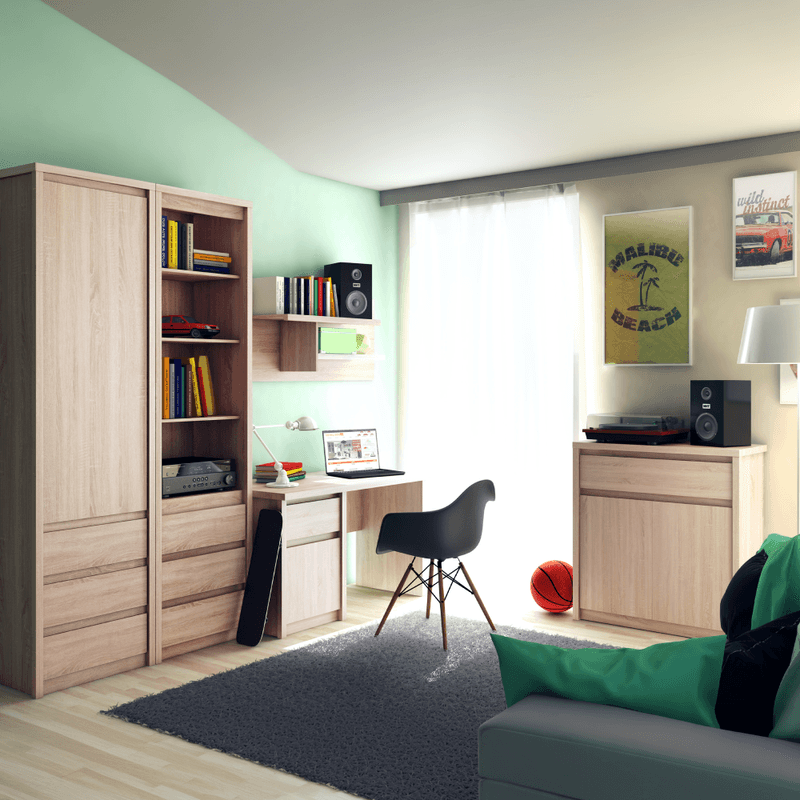 Casa si Gradina - Mobilier - Comode si corpuri - Comode - Comoda 1D1S, stejar sonoma, NORTY TYP 24 - Infinity.ro