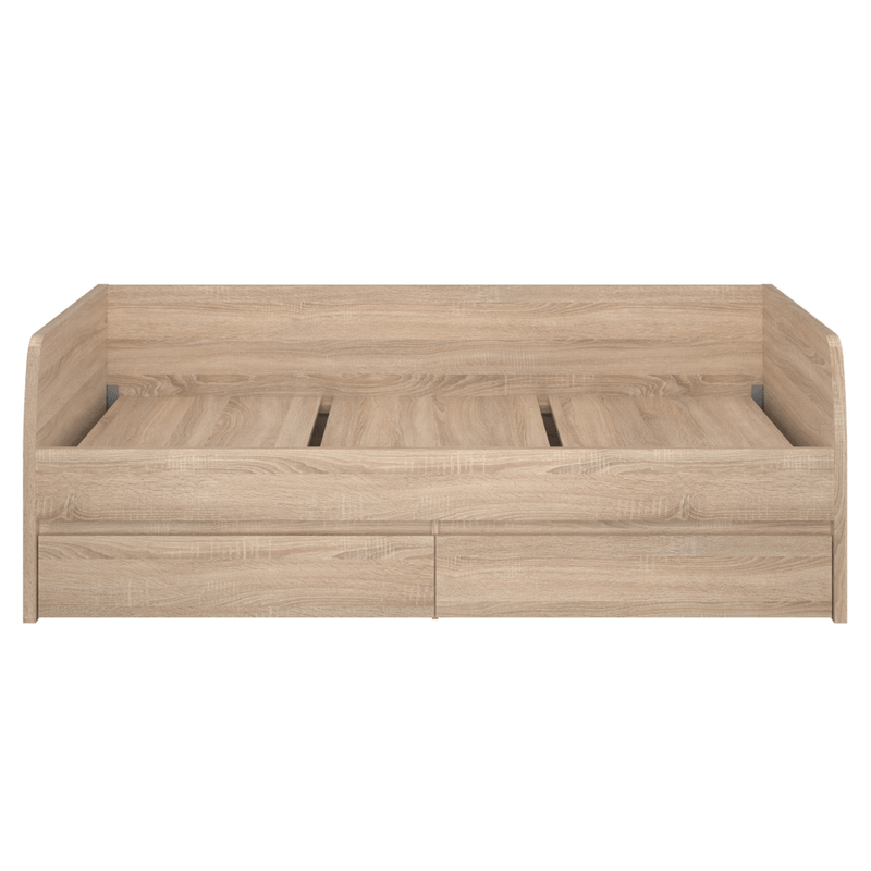 Casa si Gradina - Mobilier - Paturi si accesorii - Paturi - Pat 2S, 90x200, stejar sonoma, NORTY TYP 28 - Infinity.ro