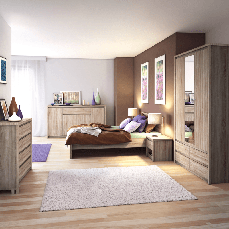Casa si Gradina - Mobilier - Dulapuri si sifoniere - Dulapuri - Dulap pentru umerase 4D1S/70, stejar sonoma, NORTY TYP 22 - Infinity.ro