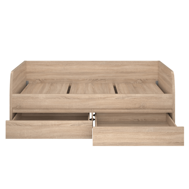 Casa si Gradina - Mobilier - Paturi si accesorii - Paturi - Pat 2S, 90x200, stejar sonoma, NORTY TYP 28 - Infinity.ro