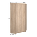 Casa si Gradina - Mobilier - Dulapuri si sifoniere - Dulapuri - Dulap de colt 2D, stejar sonoma, NORTY TYP 27 - Infinity.ro