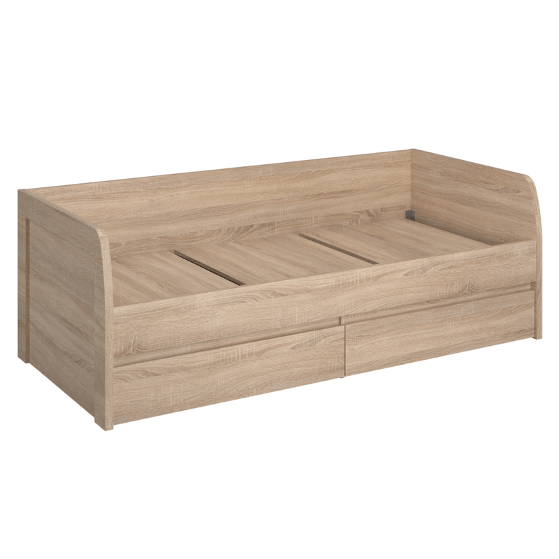 Casa si Gradina - Mobilier - Paturi si accesorii - Paturi - Pat 2S, 90x200, stejar sonoma, NORTY TYP 28 - Infinity.ro