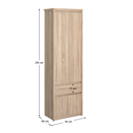 Casa si Gradina - Mobilier - Dulapuri si sifoniere - Dulapuri - Dulap pentru umerase 4D1S/70, stejar sonoma, NORTY TYP 22 - Infinity.ro