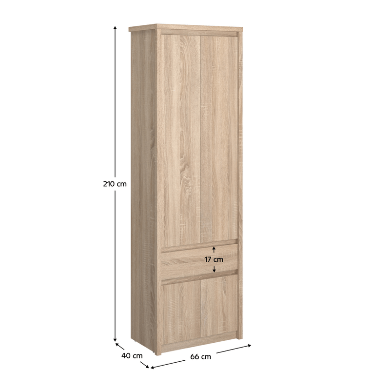 Casa si Gradina - Mobilier - Dulapuri si sifoniere - Dulapuri - Dulap pentru umerase 4D1S/70, stejar sonoma, NORTY TYP 22 - Infinity.ro