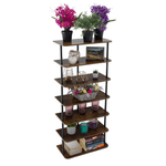 Casa si Gradina - Mobilier - Biblioteci si rafturi - Etajere - Raft multifunctional, negru/lemn rustic, ETUDA TIP 2 - Infinity.ro