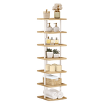 Casa si Gradina - Mobilier - Biblioteci si rafturi - Etajere - Raft multifunctional, alb/stejar deschis, ETUDA TIP 1 - Infinity.ro