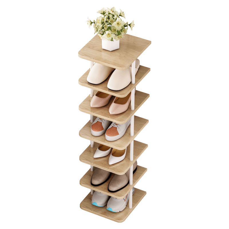Casa si Gradina - Mobilier - Biblioteci si rafturi - Etajere - Raft multifunctional, alb/stejar deschis, ETUDA TIP 1 - Infinity.ro