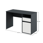 Casa si Gradina - Mobilier - Mese si birouri - Birouri - Masa pentru calculator, grafit/alb, BILI NEW - Infinity.ro