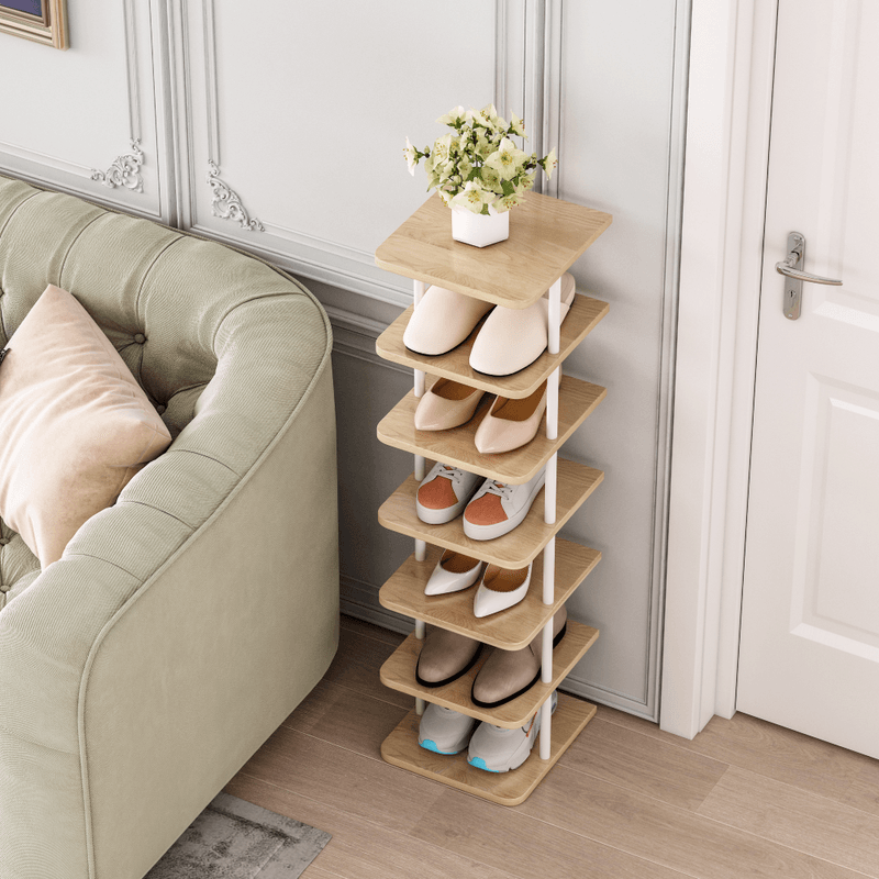 Casa si Gradina - Mobilier - Biblioteci si rafturi - Etajere - Raft multifunctional, alb/stejar deschis, ETUDA TIP 1 - Infinity.ro