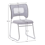 Casa si Gradina - Mobilier - Scaune si fotolii - Scaune - Scaun stivuibil, gri/crom, DELOS - Infinity.ro