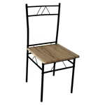 Casa si Gradina - Mobilier - Seturi de mobilier - Seturi mese si scaune - Set de sufragerie 1+4, stejar deschis/negru, PAON - Infinity.ro