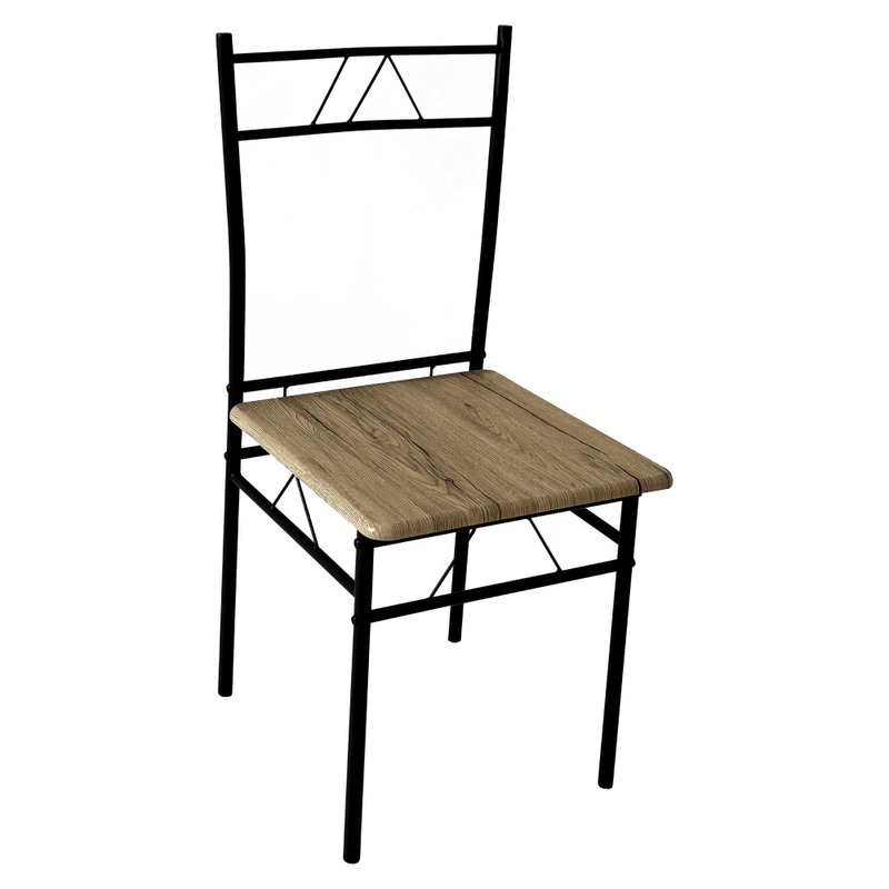 Casa si Gradina - Mobilier - Seturi de mobilier - Seturi mese si scaune - Set de sufragerie 1+4, stejar deschis/negru, PAON - Infinity.ro
