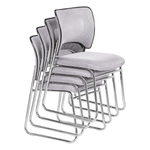 Casa si Gradina - Mobilier - Scaune si fotolii - Scaune - Scaun stivuibil, gri/crom, DELOS - Infinity.ro