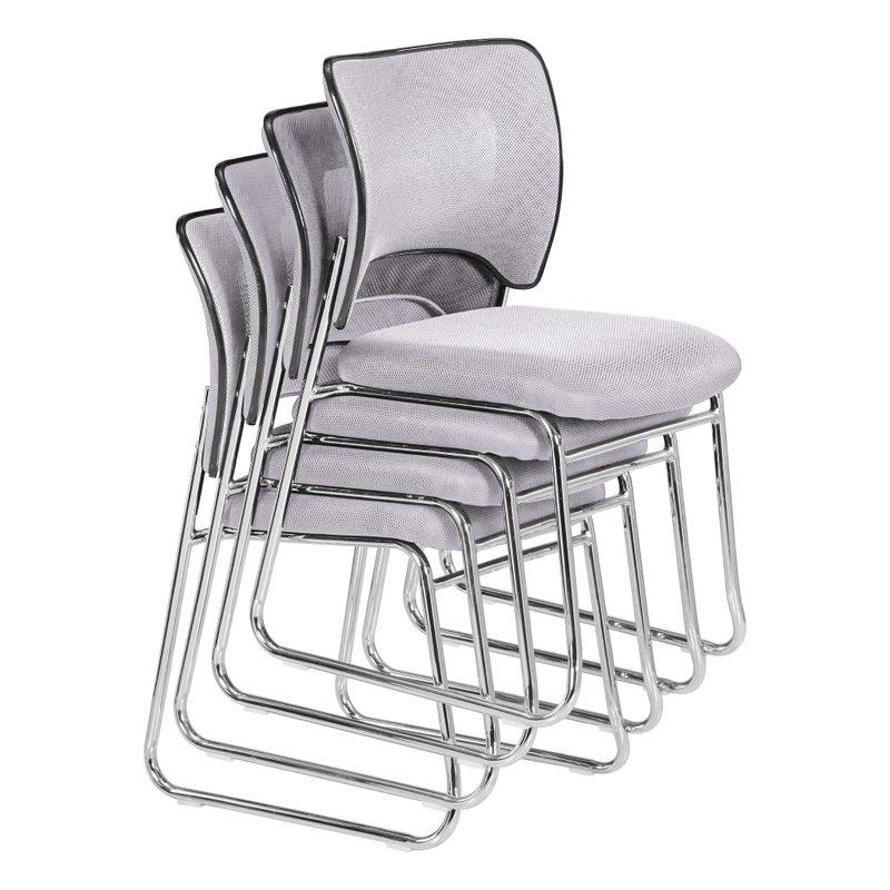 Casa si Gradina - Mobilier - Scaune si fotolii - Scaune - Scaun stivuibil, gri/crom, DELOS - Infinity.ro