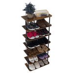 Casa si Gradina - Mobilier - Biblioteci si rafturi - Etajere - Raft multifunctional, negru/lemn rustic, ETUDA TIP 2 - Infinity.ro