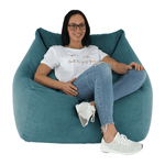 Casa si Gradina - Mobilier - Scaune si fotolii - Fotolii - Fotoliu tip sac, material textil verde, URASON - Infinity.ro