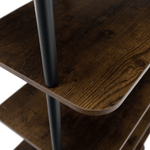 Casa si Gradina - Mobilier - Biblioteci si rafturi - Etajere - Raft multifunctional, negru/lemn rustic, ETUDA TIP 2 - Infinity.ro