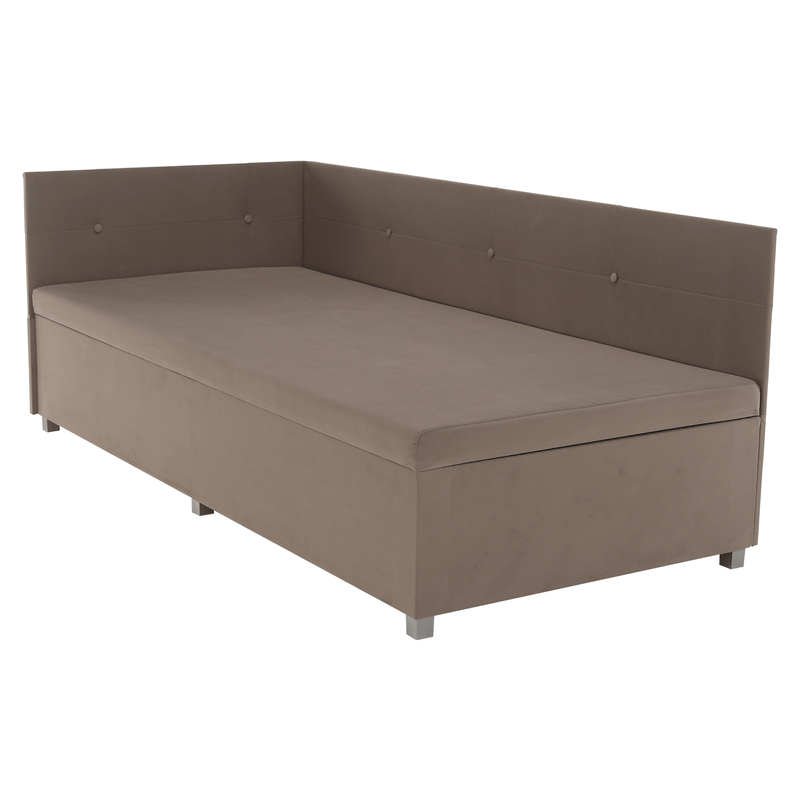 Casa si Gradina - Mobilier - Mobilier copii - Patuturi copii - Canapea extensibila cu spatiu de depozitare, bej-gri, AURIA UNI - Infinity.ro