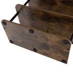 Casa si Gradina - Mobilier - Biblioteci si rafturi - Etajere - Raft multifunctional, negru/lemn rustic, ETUDA TIP 2 - Infinity.ro
