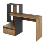 Casa si Gradina - Mobilier - Mese si birouri - Birouri - Masa PC, stejar artisan/grafit, NEREO 2 NEW - Infinity.ro