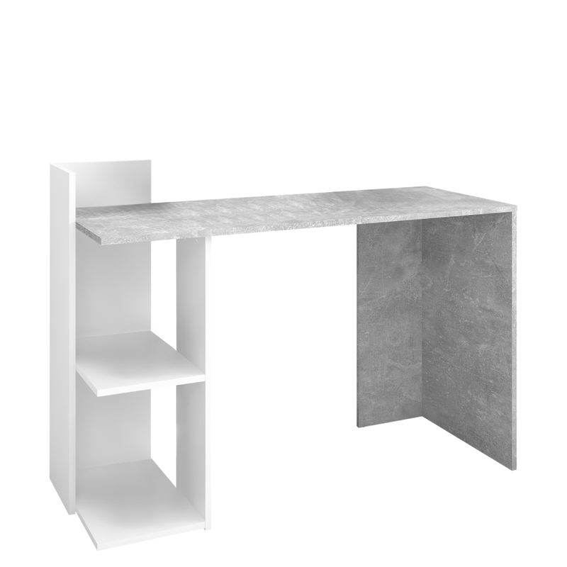 Casa si Gradina - Mobilier - Mese si birouri - Birouri - Masa PC, beton/alb, ANDREO NEW - Infinity.ro
