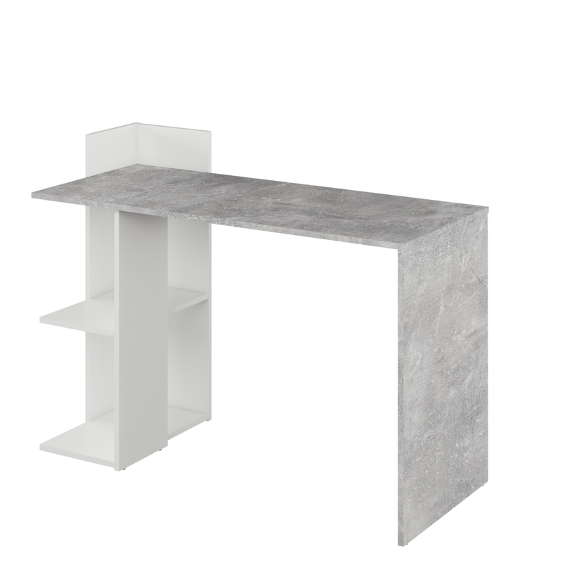 Casa si Gradina - Mobilier - Mese si birouri - Birouri - Masa PC, beton/alb, ANDREO NEW - Infinity.ro