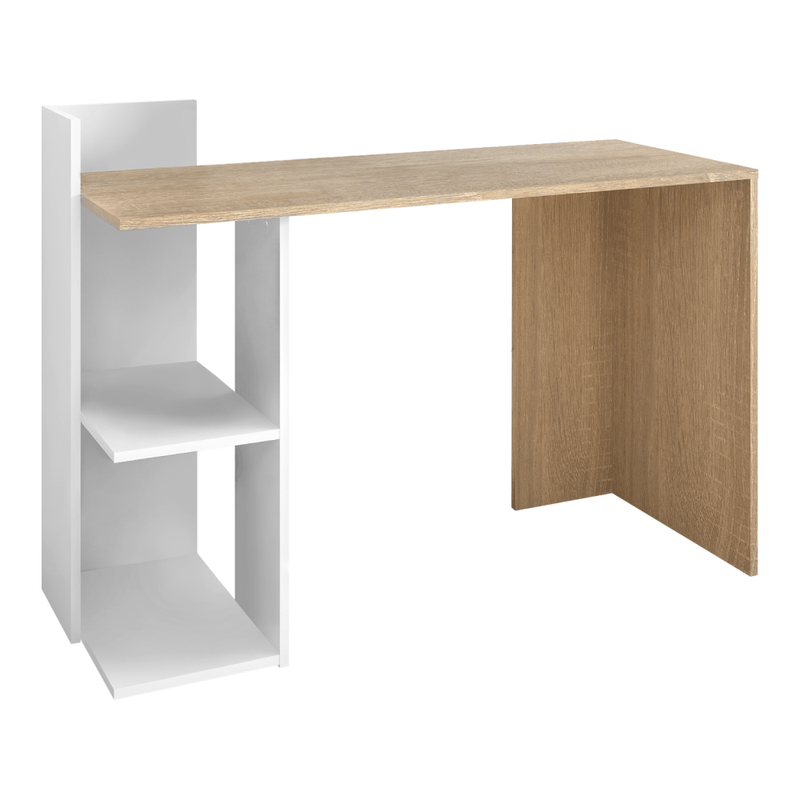 Casa si Gradina - Mobilier - Mese si birouri - Birouri - Masa PC, stejar sonoma/alb, ZINO NEW - Infinity.ro