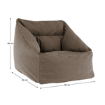 Casa si Gradina - Mobilier - Scaune si fotolii - Fotolii - Fotoliu tip sac, material textil maro, URASON - Infinity.ro