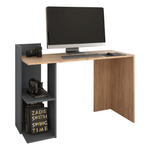 Casa si Gradina - Mobilier - Mese si birouri - Birouri - Masa PC, stejar craft auriu/grafit, ZINO NEW - Infinity.ro