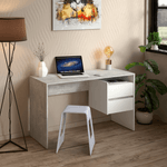 Casa si Gradina - Mobilier - Mese si birouri - Birouri - Masa PC, beton/alb, TULIO NEW - Infinity.ro