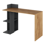 Casa si Gradina - Mobilier - Mese si birouri - Birouri - Masa PC, stejar craft auriu/grafit, ZINO NEW - Infinity.ro