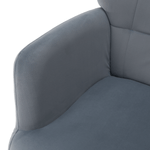 Casa si Gradina - Mobilier - Scaune si fotolii - Fotolii - Fotoliu cu suport pentru picioare, tesatura Velvet gri/negru, HABEN - Infinity.ro