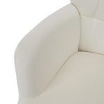 Casa si Gradina - Mobilier - Scaune si fotolii - Fotolii - Fotoliu cu suport pentru picioare, alb Velvet tesatura/negru, HABEN - Infinity.ro