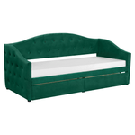 Casa si Gradina - Mobilier - Paturi si accesorii - Paturi - Pat cu spatiu de depozitare, 90x200, tesatura Velvet catifea, ZASKA - Infinity.ro