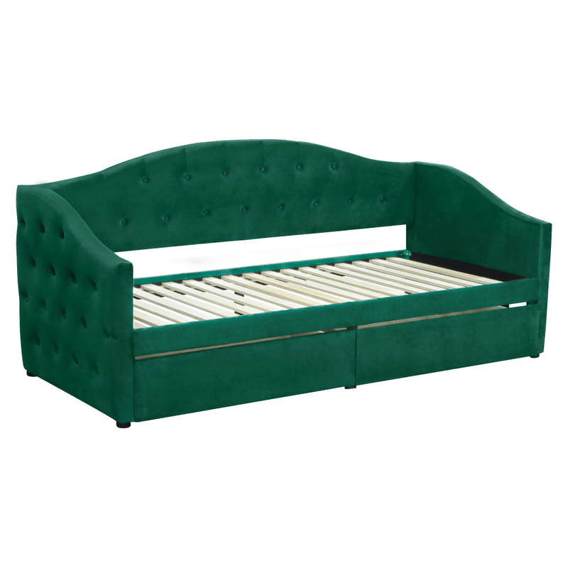 Casa si Gradina - Mobilier - Paturi si accesorii - Paturi - Pat cu spatiu de depozitare, 90x200, tesatura Velvet catifea, ZASKA - Infinity.ro