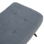 Casa si Gradina - Mobilier - Scaune si fotolii - Fotolii - Fotoliu cu suport pentru picioare, tesatura Velvet gri/negru, HABEN - Infinity.ro