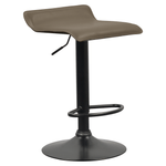 Casa si Gradina - Mobilier - Scaune si fotolii - Scaune - Scaun de bar, piele ecologica Taupe gri-maro, BAILI - Infinity.ro