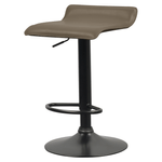 Casa si Gradina - Mobilier - Scaune si fotolii - Scaune - Scaun de bar, piele ecologica Taupe gri-maro, BAILI - Infinity.ro